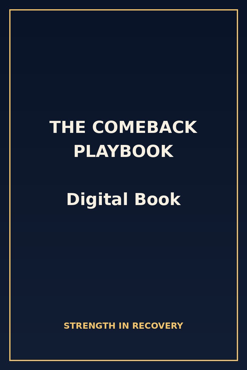 The Comeback Playbook digital book cover